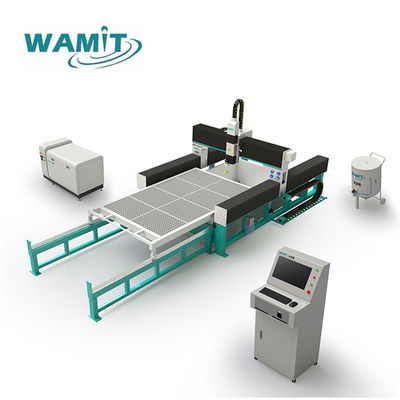 качество  Three Axis 2500*1500Mm Water Jet Cutter Machine With 60000Psi Direct Drive Pump завод