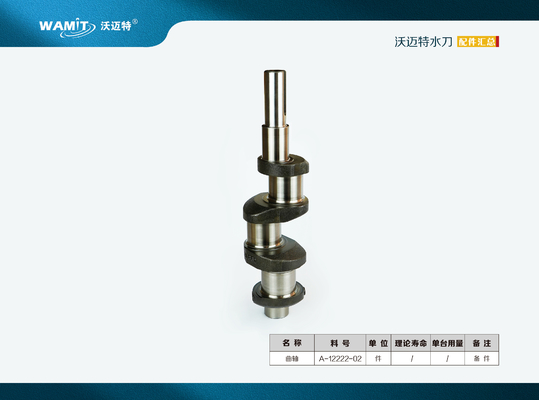 A-12222-02 crankshaft for 60k Direct Drive Pump Parts
