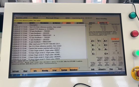 WMT3015-ZCL Каменная мраморная плитка Гранит CNC резка высокого давления Водяной струи режущая машина с 220v / 380v / 415V мощностью